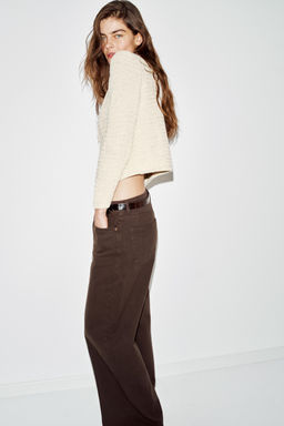 CHAQUETA PUNTO HILO METALIZADO / Crudo - Zara фото 4