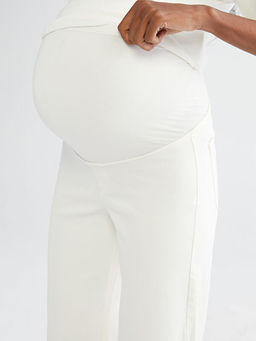 Kar?n Panelli Slim Fit Hamile Jean Pantolon