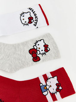 Hello Kitty Desenli K?z ?ocuk Soket ?orap 5li