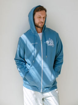 Толстовка мужская на молнии Мир