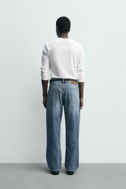STRUCTURED STRAIGHT-LEG BOOTCUT JEANS - Zara фото 3