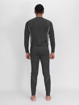 Комплект мужского термобелья без начеса темно-серого цвета 2211TC - FUYOUKAI фото 6