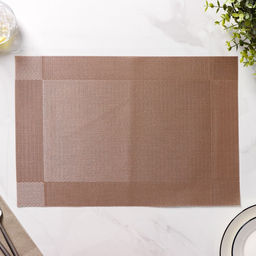 Набор салфеток сервировочных на стол Доляна Шахматы, 4530 см, 4 шт, цвет светло-коричневый  фото 3