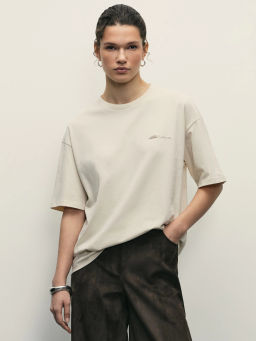 Базовая футболка с принтом / Zarina