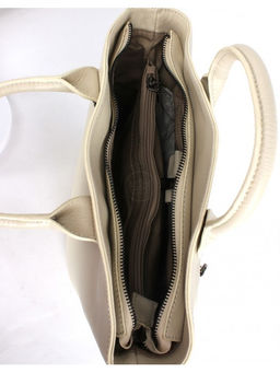 Сумка женская натуральная кожа XYN-3558, 1отд+карм/пер, плечевой ремень, молочный SALE 264910 - Adelia фото 3