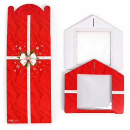 Цена за 5 шт. Коробка кондитерская с окном, сундук, «С Новым годом!», 20×20×20 см,