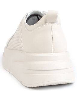 05-PDE36-2 BEIGE Кроссовки женские (натуральная кожа) - Фабричный китай фото 5