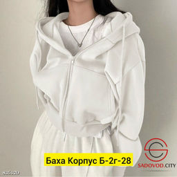Худи женское из флиса на молнии - Bruno фото 2