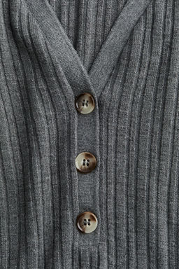 MAMA Top en punto de canale con escote en V - H&m фото 6