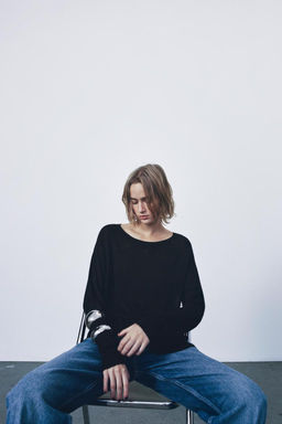 BASIC FINE KNIT SWEATER - Zara фото 27