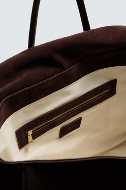 LEATHER HANDBAG - Zara фото 4