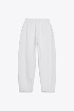 INTERLOCK COCOON TROUSERS - Zara фото 14