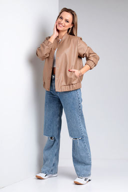 Куртка Liona Style 895-Р кофейный