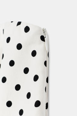 TOP PALABRA DE HONOR PEPLUM LUNARES / Crudo / Negro - Zara фото 6