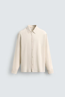 STRIPED COTTON-VISCOSE SHIRT - Zara фото 17