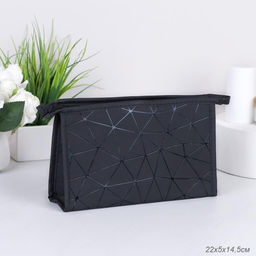 Косметичка 22х14,5х5 см / GENA-28 / черная 690491