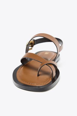 TOE-POST STRAPPY SANDALS - Zara фото 21