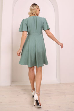 Платье на запах с юбкой-солнце - Looklikecat фото 4