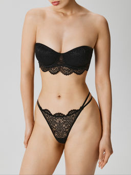 Infinity / Трусы стринг жен Gaba черный - Infinity Lingerie фото 3