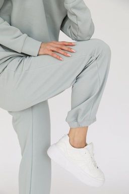 Брюки из трикотажа с резинкой по низу - Looklikecat фото 5