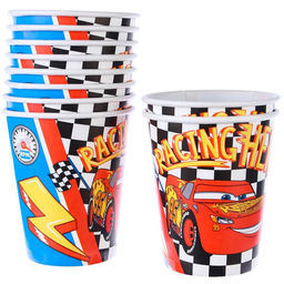 Цена за 10 шт. Стакан бумажный С Днем Рождения!, 250 мл, Тачки - Disney фото 4