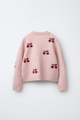 CHERRY KNIT CARDIGAN - Zara фото 2