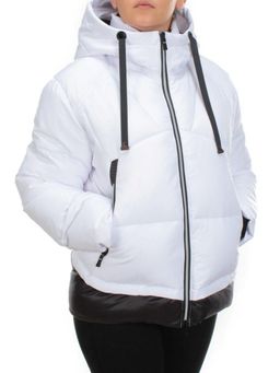 21068 WHITE Куртка зимняя женская FLANCE ROSE (200 гр. холлофайбера)