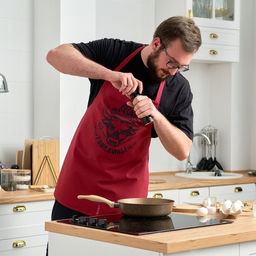 Фартук мужской Этель Укротитель говядины, 7775см, 100 % хлопок  фото 2