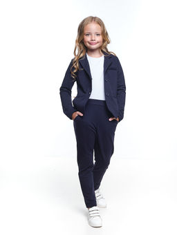 Комплект для девочки школьный UD 7691/7692 т.синий