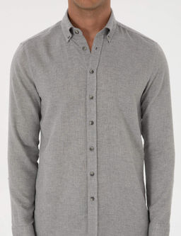 Gri Slim Fit Uzun Kollu G_mlek - Pierre cardin фото 6