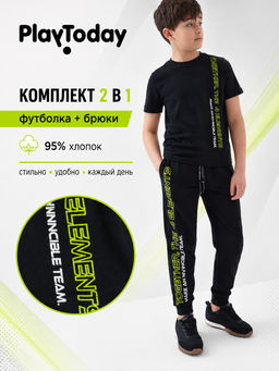 PlayToday / Комплект для мальчика: футболка, брюки
