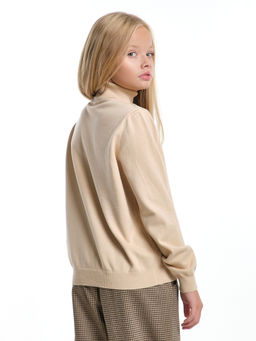 Джемпер (водолазка) 33-12240 бежевый - Mini maxi фото 2