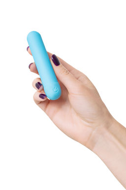 Вибропуля A-toys MURR, силикон, голубой, 10 см - Toyfa фото 6