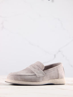 Лоферы EDART 177.1607 be. каменный замша фото 18