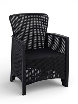 Набор "Ротанг Лайт": 2 кресла, стол, мокко