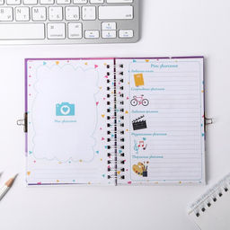 Анкета на замочке, в твердой обложке А6, 40 листов Для самых волшебных