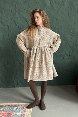 Платье женское PUFF059/10/Бежевый, коричневый