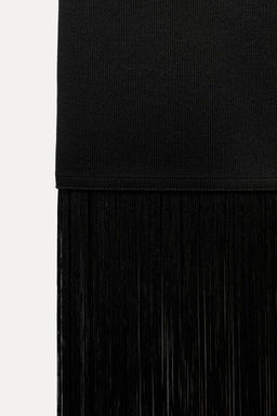 KNIT DRESS WITH FRINGING - Zara фото 9