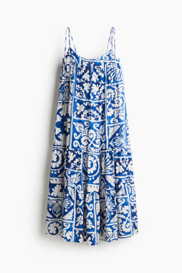 Maxivestido con tirantes de lazo