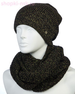 55400-1 Комплект женский (колпак+снуд) (56-58)