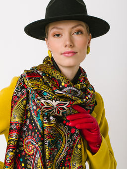 Большой мягкий очень нежный двусторонний палантин