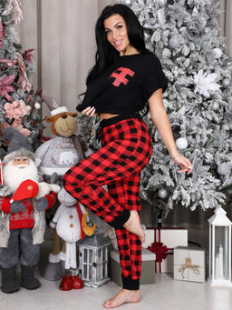 325-ДК ДОМАШНИЙ ЖЕНСКИЙ КОСТЮМ (брюки) (Красный) - А-дина фото 5