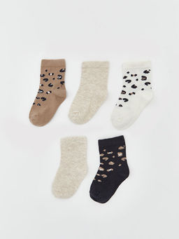 Desenli K?z Bebek Soket ?orap 5li