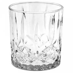 Стакан стеклянный 340мл Император д8,5см h9,3см, д/горла 8см, д/основания 7,5см, набор 6 штук, в подарочной коробке (Китай)