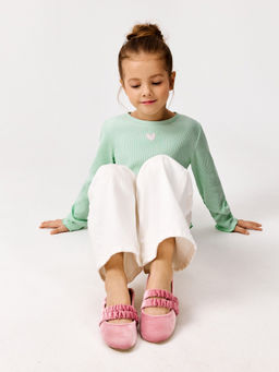 ACOOLA / Джемпер детский для девочек Unna мятный  фото 6