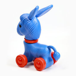Каталка детская Ослик, на верёвочке - UzToy фото 3