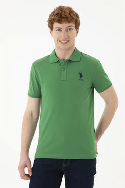 Мужская зеленая базовая футболка