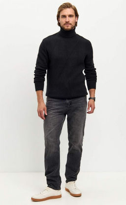 Водолазка F421-1528 black - Fine joyce фото 4