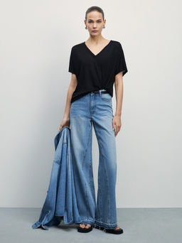 Футболка со спущенным плечом / Zarina  фото 2