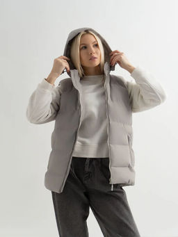 Жилет с капюшоном, утепленный стеганный универсальный Saimaa  фото 19